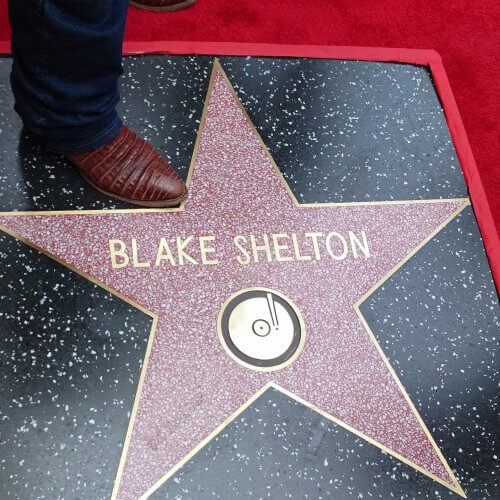 Blake Shelton Hollywood Star on the Walk of Fame