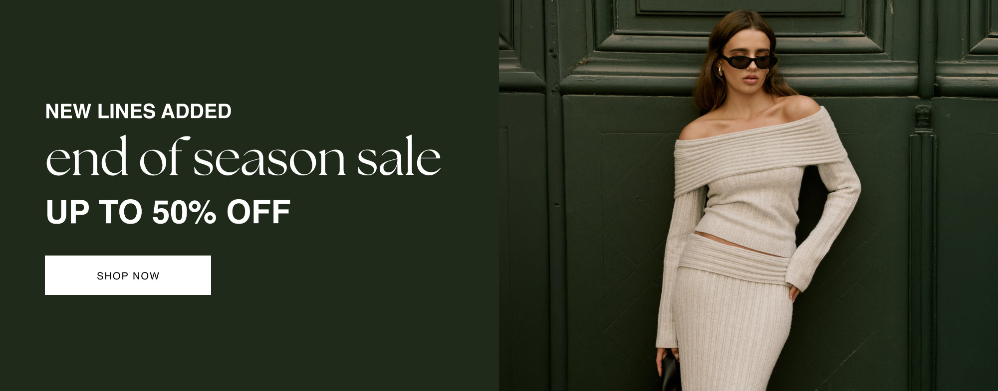 Pretty lavish end of season sale