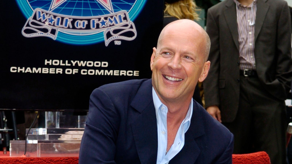 Bruce Willis hollywood star on the Walk of Fame